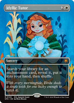 Idyllic Tutor (0129) (Borderless) (SPG) - Foil