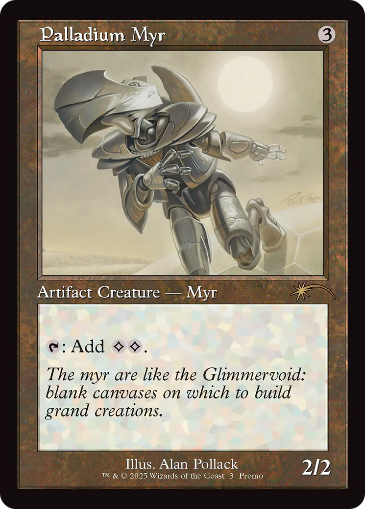 Palladium Myr (003) (Retro) - Foil