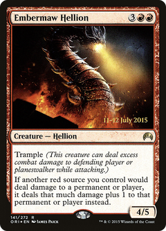 Embermaw Hellion (141) (Prerelease) - Foil
