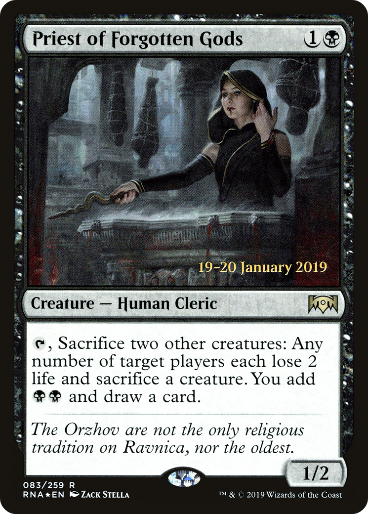 Priest of Forgotten Gods (083) (Prerelease) - Foil