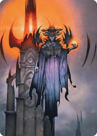 Sauron, the Lidless Eye (36/54) Art Card (AHOB)