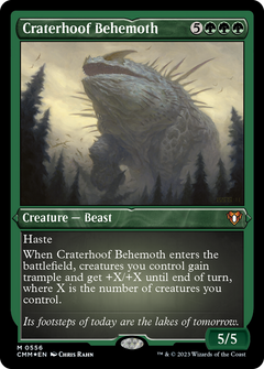 Craterhoof Behemoth (0556) - Foil Etched