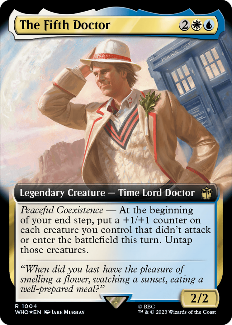 The Fifth Doctor (1004) (Extended Art) - Surge Foil