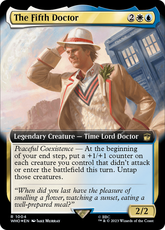 The Fifth Doctor (1004) (Extended Art) - Surge Foil