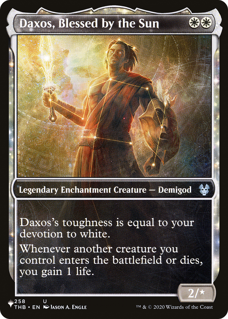 Daxos, Blessed by the Sun (258) (Showcase)