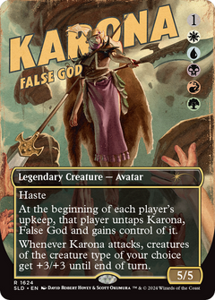 Karona, False God (1624) (Showcase) - Rainbow Foil