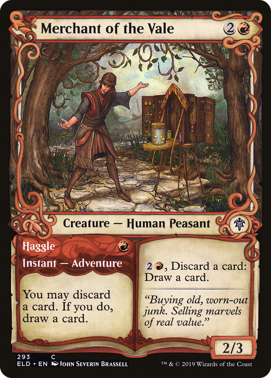 Merchant of the Vale // Haggle (293) (Showcase) - Foil