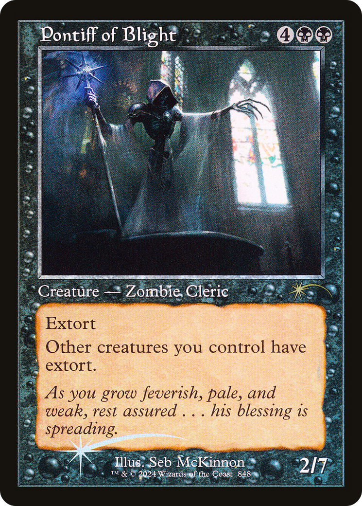 Pontiff of Blight (848) (Retro Frame) - Foil