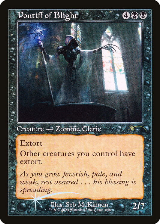 Pontiff of Blight (848) (Retro Frame) - Foil