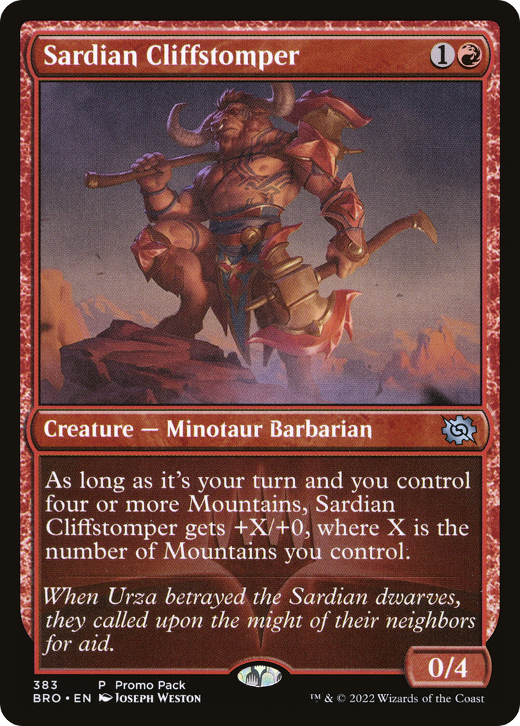 Sardian Cliffstomper (383) (Promo Pack)