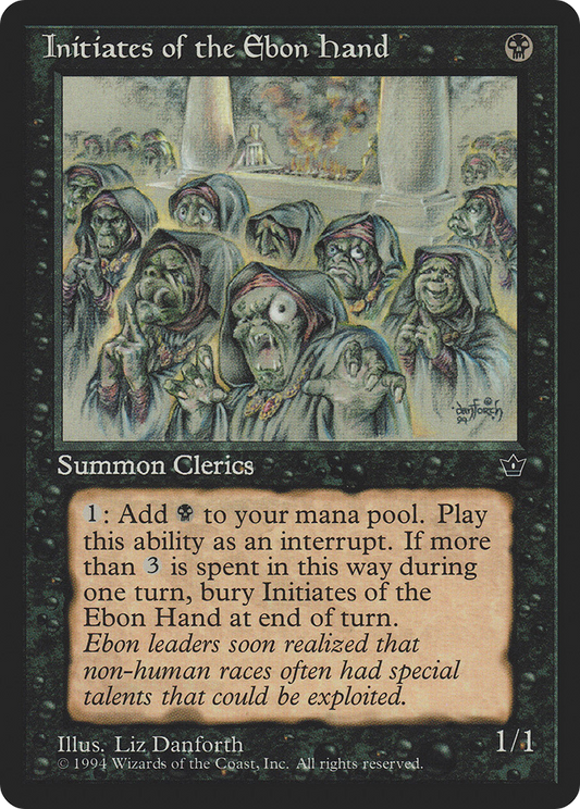 Initiates of the Ebon Hand (Illus. Liz Danforth)