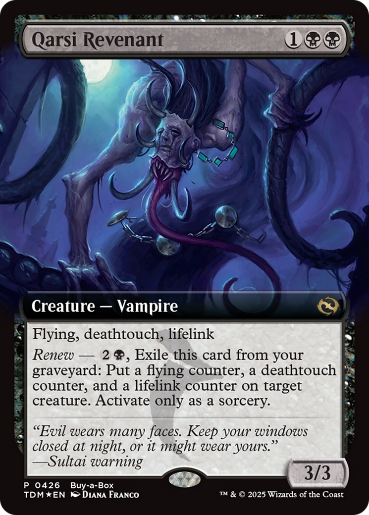 Qarsi Revenant (0426) (Extended Art ) (Buy-a-Box) - Foil