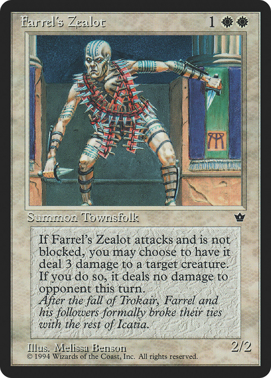 Farrel's Zealot (Illus. Melissa Benson)