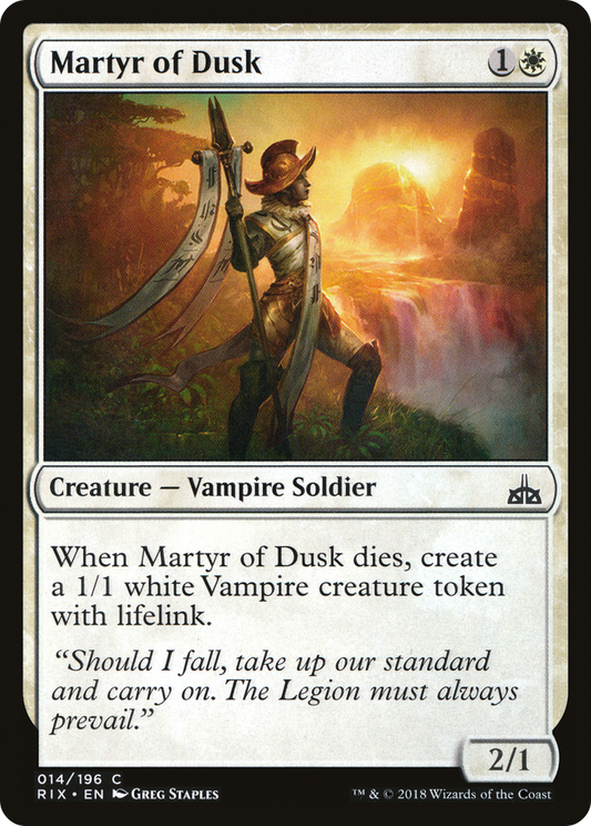 Martyr of Dusk - Foil