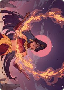 Firebending Student (44/54) Art Card (TLA)