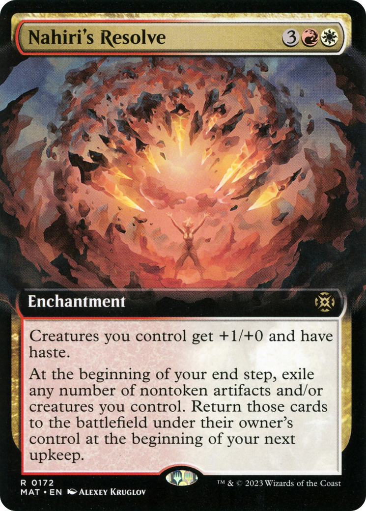 Nahiri's Resolve (0172) (Extended Art) - Foil