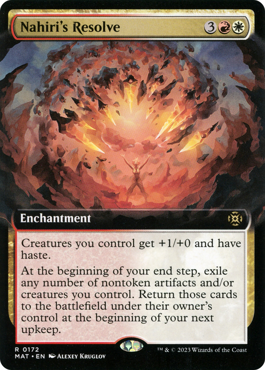 Nahiri's Resolve (0172) (Extended Art) - Foil