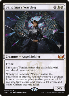 Sanctuary Warden (030) (Promo Pack) - Foil