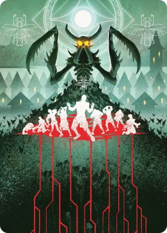 Feed the Swarm (44/54) Art Card (ASOS)