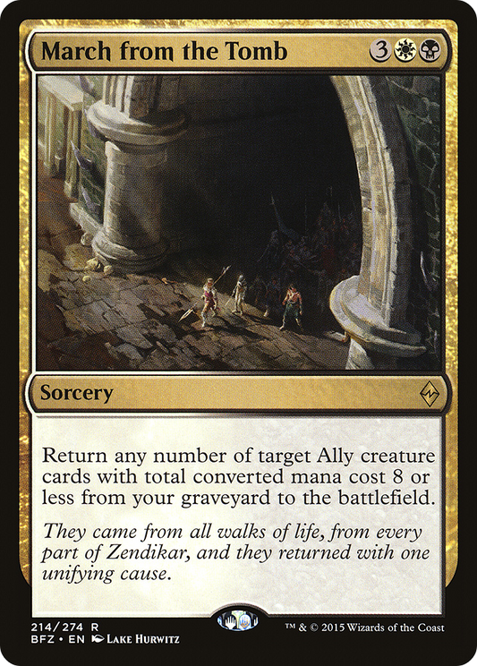 March from the Tomb - Foil