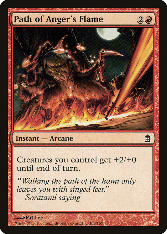 Path of Anger's Flame - Foil