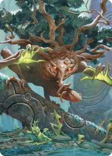 Ferrafor, Young Yew (47/54) Art Card (AECL)