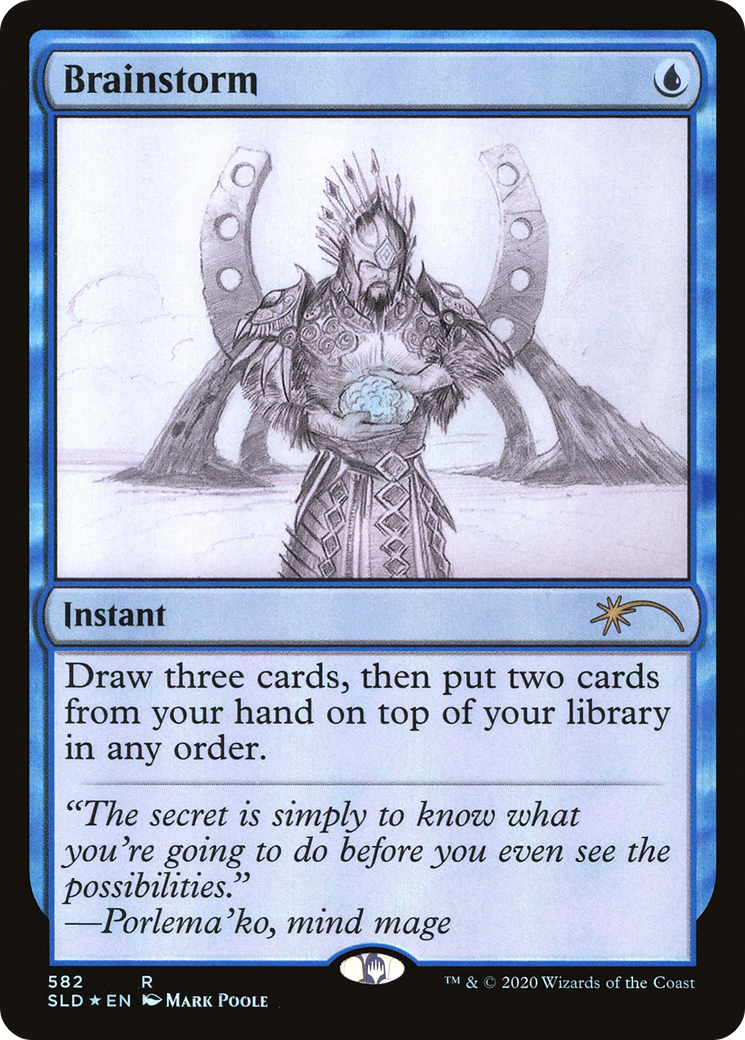 Brainstorm (582) (Showcase) - Foil