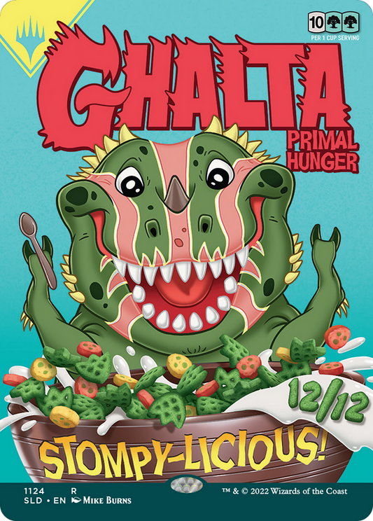 Ghalta, Primal Hunger (1124) (Reversible) (Showcase) (SLD) - Foil