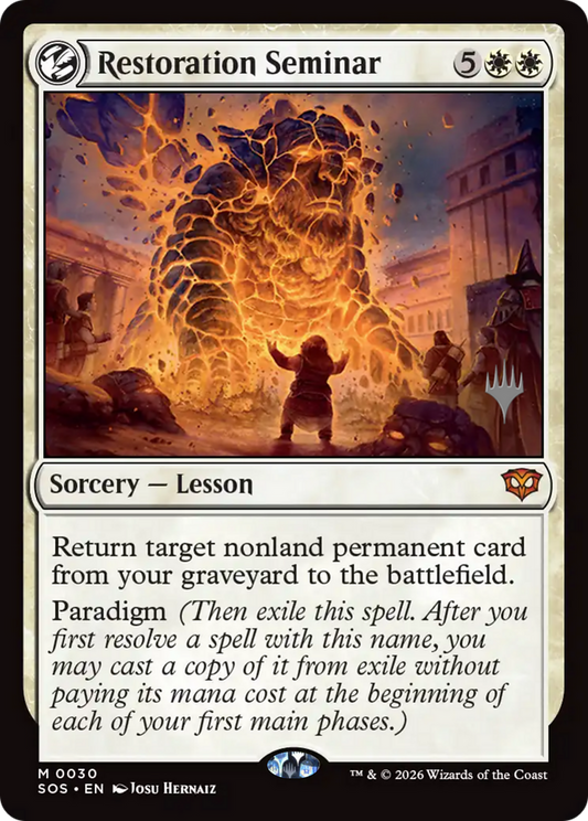 Restoration Seminar (0030) (Promo Pack) (PSOS)