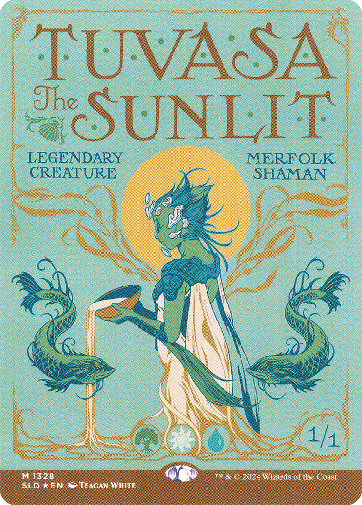 Tuvasa the Sunlit (1328) (Reversible) (Showcase) (SLD) - Foil
