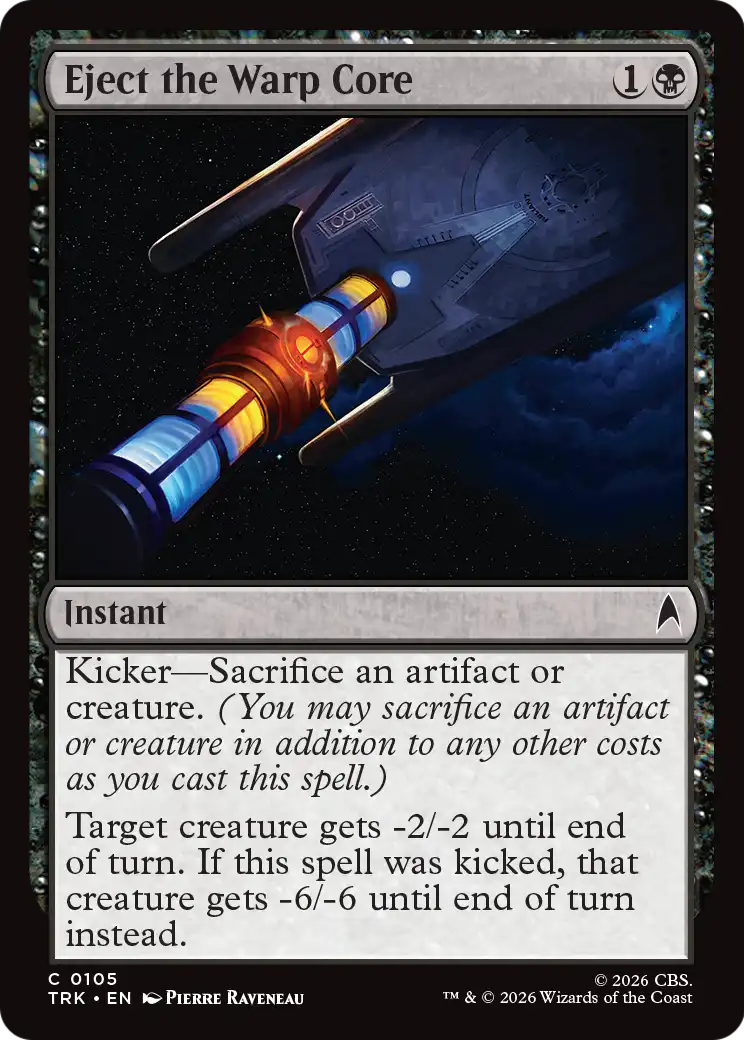 Eject the Warp Core (TRK) - Foil