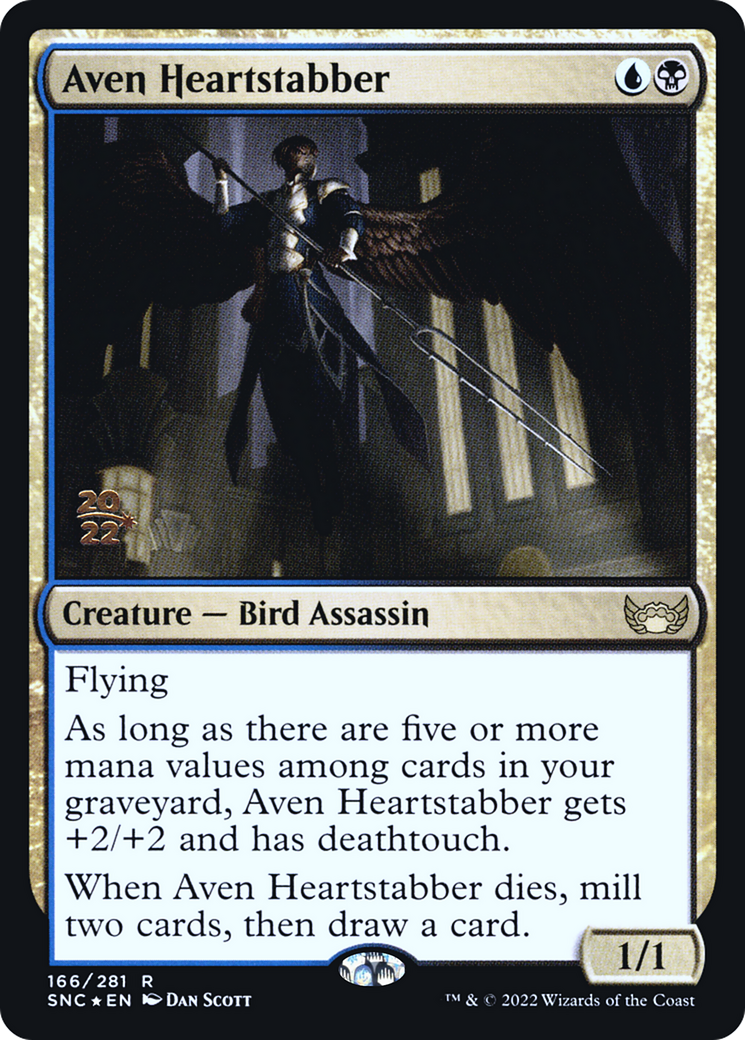 Aven Heartstabber (166) (Prerelease) (PSNC) - Foil