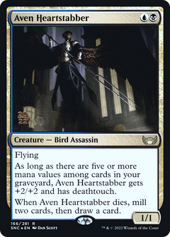 Aven Heartstabber (166) (Prerelease) (PSNC) - Foil