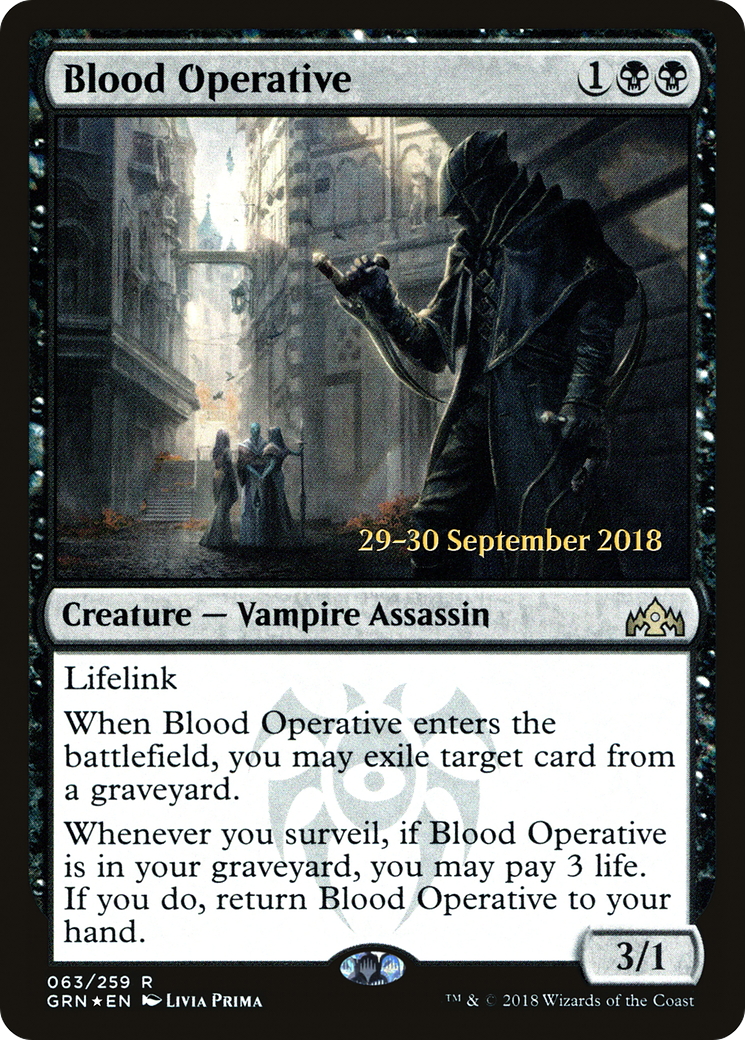 Blood Operative (063) (Prerelease) - Foil