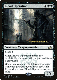 Blood Operative (063) (Prerelease) - Foil