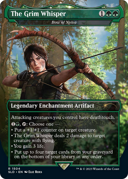 The Grim Whisper [Bow of Nylea] (1504) (Borderless)