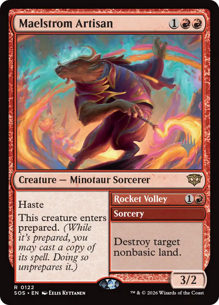 Maelstrom Artisan // Rocket Volley (0122) (Promo Pack) (PSOS) - Foil
