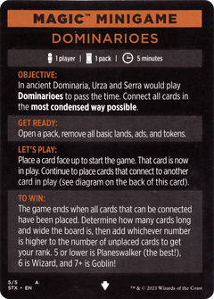 Magic Minigame: Dominarioes (MSTX)