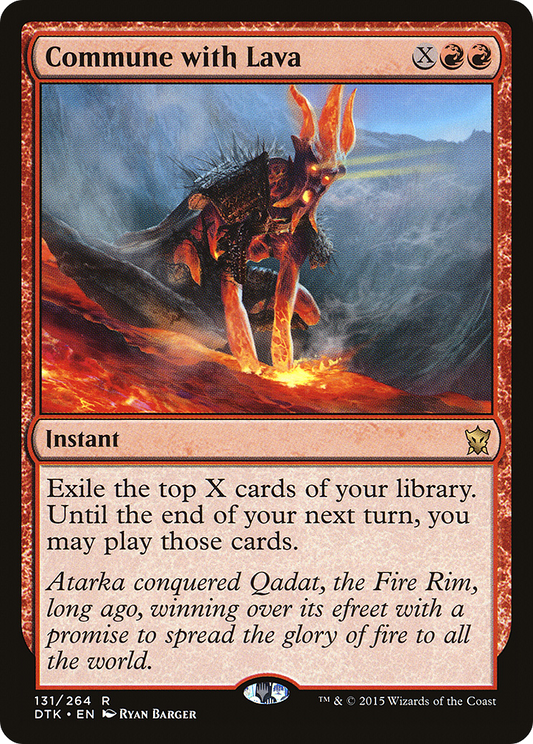 Commune with Lava - Foil