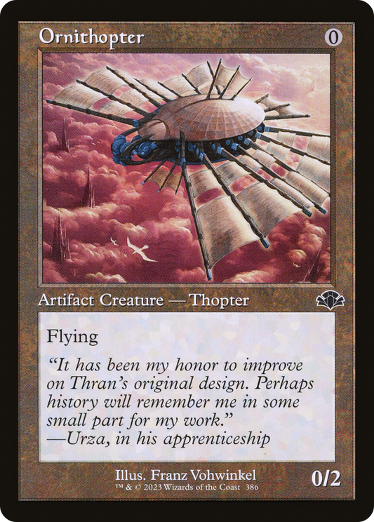Ornithopter (386) (Retro Frame) - Foil