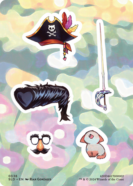 Sticker sheet (0336) - Foil