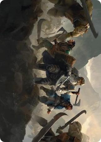 Struggle of Howling Steel (51/54) Art Card (AHOB)
