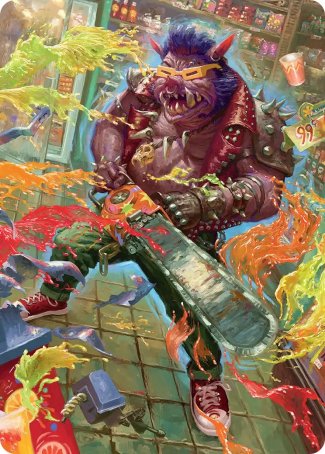 Bebop, Porcine Punk (52/54) Art Card (ATMT)