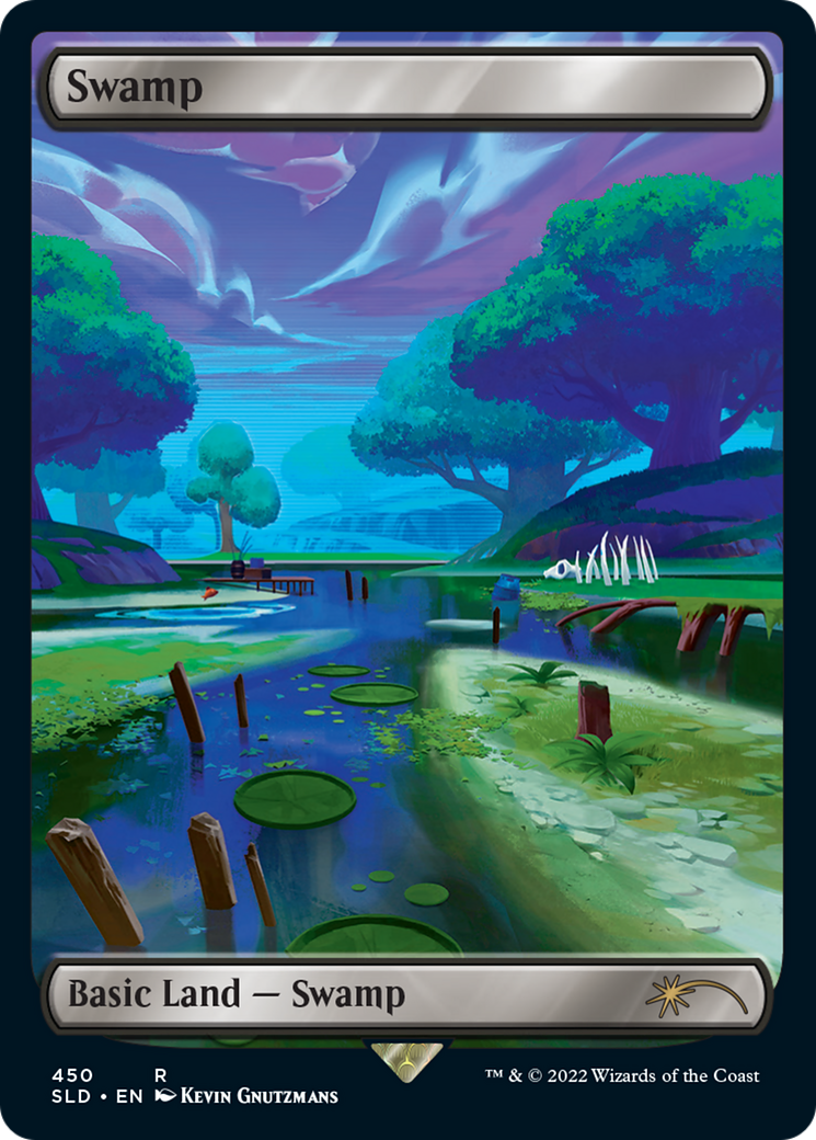 Swamp (450) (Textless) - Foil