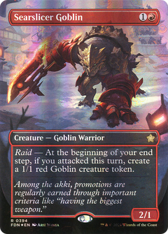 Searslicer Goblin (0394) (Borderless) - Mana Foil