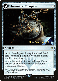 Thaumatic Compass // Spires of Orazca (249) (Prerelease) (PXLN) - Foil