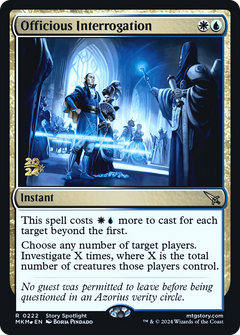 Officious Interrogation (0222) (Prerelease) - Foil