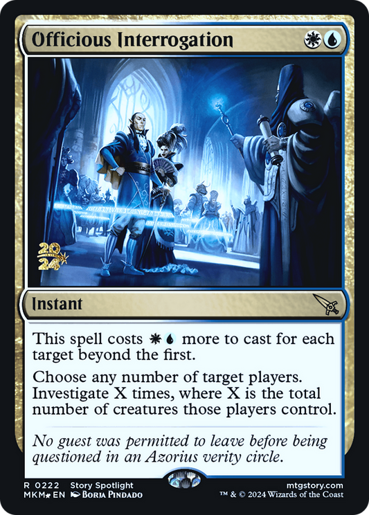 Officious Interrogation (0222) (Prerelease) - Foil