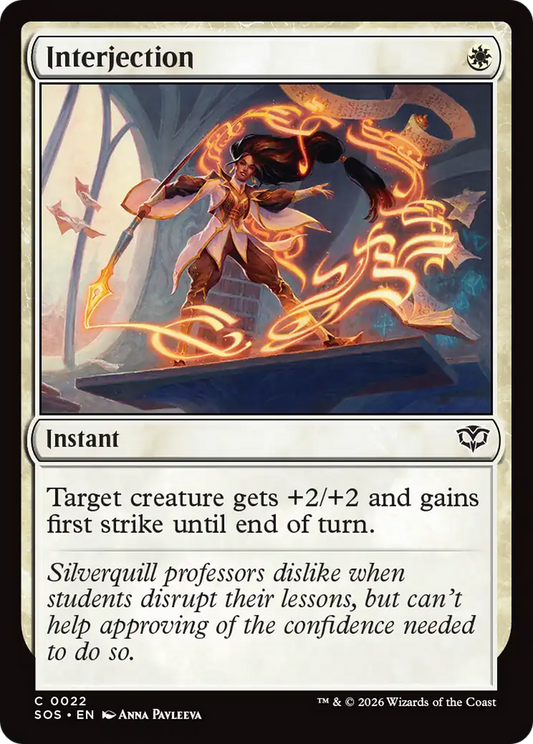 Interjection (SOS) - Foil