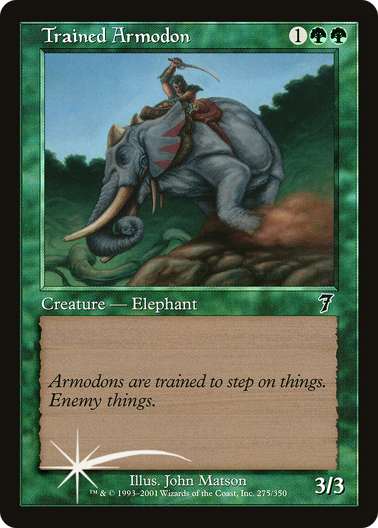 Trained Armodon - Foil